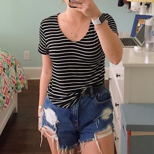 See You Monday stripped tee